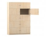 Flexeo Schliefachschrank, 10 geschlossene Fcher, Breite 126,4 cm