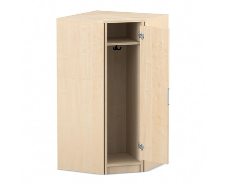Flexeo Garderoben-Eckschrank Armadio, 1 Tür, mit Fachboden, Höhe 130,4 cm  (Zoom)