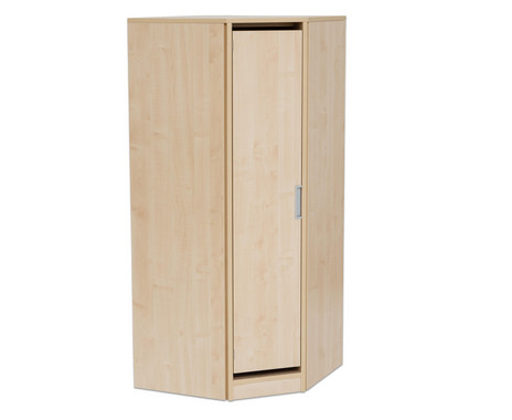 Flexeo Garderoben-Eckschrank Armadio, 1 Tür, mit Fachboden, Höhe 154,8 cm  (Zoom)