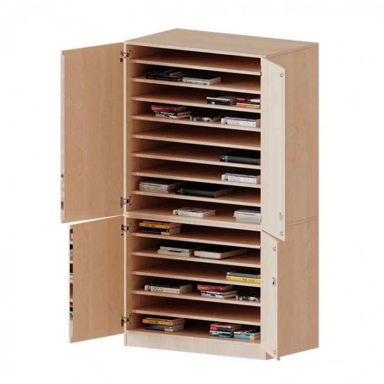 Conen Bastelschrank, 4-türiger Schrank, zweiteilig, mit Sockel Bastelschrank, 4-türiger Schrank, zweiteilig, mit Sockel 1 (Zoom)