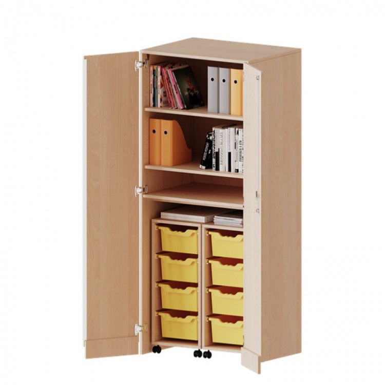 Conen Garagenschrank mit 2 Containern mit je 4 hohen ErgoTray Boxen Garagenschrank mit 2 Containern mit je 4 hohen ErgoTray Boxen 1 (Zoom)