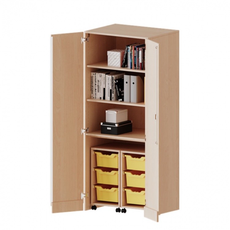 Conen Garagenschrank mit 2 Containern mit je 3 hohen ErgoTray Boxen Garagenschrank mit 2 Containern mit je 3 hohen ErgoTray Boxen 1 (Zoom)