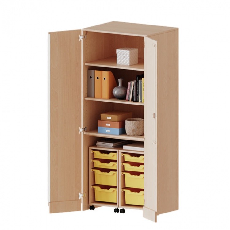 Conen Garagenschrank mit 2 Containern mit je 2 flachen und 2 hohen ErgoTray Boxen Garagenschrank mit 2 Containern mit je 2 flachen und 2 hohen ErgoTray Boxen 1 (Zoom)