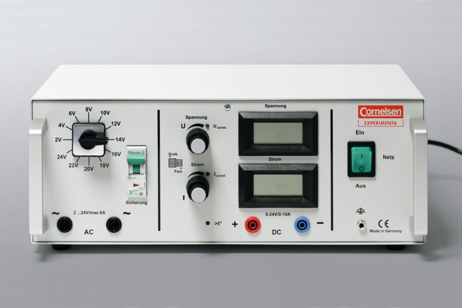 Cornelsen Experimenta Stromversorgungsgerät, 24 V/10 A Stromversorgungsgerät, 24 V/10 A (Zoom)