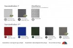 Erlau Bank Charisma Harmony 1800 lieferbare Stahlfarben (Zoom)