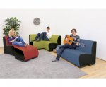 Betzold Fifties 2-Sitzer-Sofa fröhliche Polster-Sitzmöbel zum freien Kombinieren  (Zoom)
