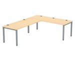 Flexeo Schreibtisch (Breite 200 cm) mit Anbau