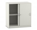 Flexeo Schiebetürenschrank, 4 Fächer, Mittelwand, Breite 94,4 cm  (Zoom)