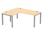 Flexeo Schreibtisch (Breite 180 cm) mit Anbau Schreibtisch (Breite 180 cm) mit Anbau 2 (Zoom)