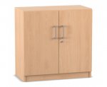 Flexeo Drehtüren-Schrank, 2 Fächer = 2 Ordnerhöhen  (Zoom)