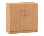 Flexeo Drehtüren-Schrank, 2 Fächer = 2 Ordnerhöhen  (Zoom)