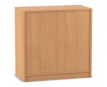 Flexeo Drehtüren-Schrank, 2 Fächer = 2 Ordnerhöhen  (Zoom)