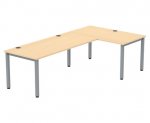 Flexeo Schreibtisch (Breite 140 cm) mit Anbau