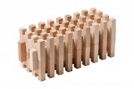 Dusyma Steckbausteine Holz 500er Pack Steckbausteine Holz 500er Pack 6 (Zoom)