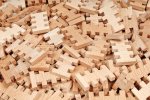 Dusyma Steckbausteine Holz 500er Pack Steckbausteine Holz 500er Pack 7 (Zoom)