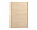 Flexeo Rollladenschrank, 12 Fächer, Mittelwand, 2 Türen, Breite 126,4 cm  (Zoom)