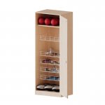 Conen Sportschrank, mit 4 Ballkrben, Tr ffnet links, mit Sockel