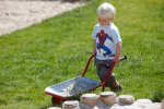 Winther MINI VIKING Schubkarre klassische Schubkarre in kleinerer Ausführung (Zoom)