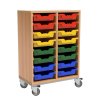 Conen Schrank mit 16 flachen S ...