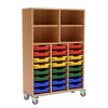 Conen Schrank mit 24 flachen S ...