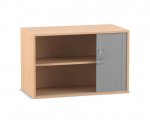 Flexeo Rollladen-Aufsatzschrank, 2 Fächer, Breite 94,4 cm  (Zoom)