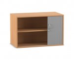 Flexeo Rollladen-Aufsatzschrank, 2 Fächer, Breite 94,4 cm  (Zoom)