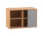 Flexeo Rollladen-Aufsatzschrank, 4 Fächer, Breite 94,4 cm  (Zoom)