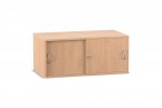 Flexeo Aufsatzschrank, 1 Fach, Schiebetüren, Breite 94,4 cm geschlossen (Zoom)