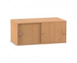 Flexeo Aufsatzschrank, 2 Fächer, Schiebetüren, Breite 94,4 cm  (Zoom)