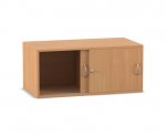 Flexeo Aufsatzschrank, 2 Fächer, Schiebetüren, Breite 94,4 cm  (Zoom)