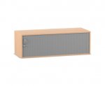 Flexeo Rollladen-Aufsatzschrank, 2 Fächer, Breite 126,4 cm  (Zoom)