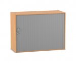 Flexeo Rollladen-Aufsatzschrank, 6 Fächer, Breite: 126,4 cm  (Zoom)