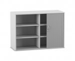 Flexeo Rollladen-Aufsatzschrank, 6 Fächer, Breite: 126,4 cm  (Zoom)