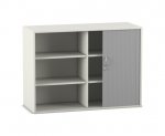 Flexeo Rollladen-Aufsatzschrank, 6 Fächer, Breite: 126,4 cm  (Zoom)