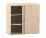 Flexeo Aufsatzschrank, 3 Fcher, Schiebetren, Breite 94,4 cm