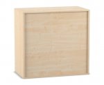 Flexeo Aufsatzschrank, 3 Fächer, Schiebetüren, Breite 94,4 cm  (Zoom)