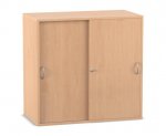 Flexeo Aufsatzschrank, 3 Fächer, Schiebetüren, Breite 94,4 cm  (Zoom)