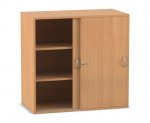 Flexeo Aufsatzschrank, 3 Fächer, Schiebetüren, Breite 94,4 cm  (Zoom)