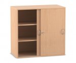 Flexeo Aufsatzschrank, 3 Fächer, Schiebetüren, Breite 94,4 cm  (Zoom)