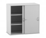 Flexeo Aufsatzschrank, 3 Fächer, Schiebetüren, Breite 94,4 cm  (Zoom)