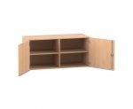 Flexeo Aufsatzschrank, 4 Fächer, 2 Türen, Breite 126,4 cm  (Zoom)