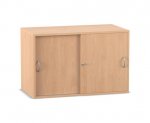 Flexeo Aufsatzschrank, 4 Fächer, Schiebetüren, Breite 94,4 cm  (Zoom)