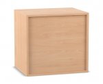 Flexeo Aufsatzschrank, 2 Fächer, 1 Tür, Breite 64,1 cm  (Zoom)