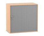 Flexeo Rollladen-Aufsatzschrank, 3 Fächer, Breite 94,4 cm  (Zoom)