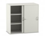 Flexeo Aufsatzschrank, 6 Fächer, Schiebetüren, Breite 94,4 cm  (Zoom)